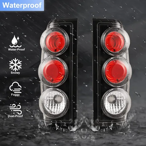 Miniatura 3 de ROXX Luz Trasera de Reemplazo Compatible con Nissan Frontier 1998 1999 2000 2001 2002 2003 2004 Cubierta de Luz Trasera del Lado del Conductor