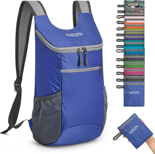 Miniatura 12 de G4Free Mochila de Senderismo Ligera y Empacable para Hombres y Mujeres Mochilas de Día de Senderismo Pequeñas Mochila Plegable para el Hombro Bolsa