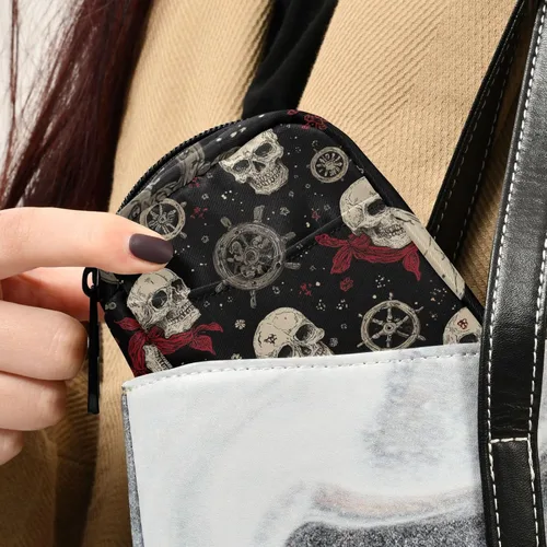 Miniatura 7 de Pastillero de viaje con forma de calavera roja con forma de corazón rojo semanal pequeño (cota), pastillero para 7 días, soporte para vitaminas