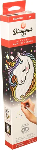 Miniatura 18 de DIAMOND ART BY LEISURE ARTS Kits de pintura de diamantes para adultos, abeja principiante de 8 x 8 pulgadas