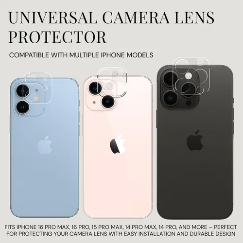 Miniatura 6 de Walli Protector de lente de cámara para iPhone 12 - Dureza 9H, resistente a los arañazos, vidrio HD ultra transparente, revestimiento oleofóbico e