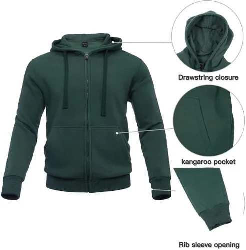 Miniatura 4 de Zusmen Chándal para hombre, chamarras y pantalones de 2 piezas