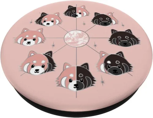 Miniatura 2 de PopSockets PopSockets Swappable PopGrip PopGrip de panda roja