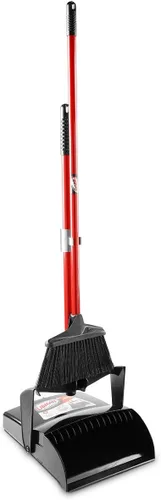 Miniatura 6 de Libman Commercial 919 - Juego de recogedor y escoba para vestíbulo (tapa abierta), 41 pulgadas de largo, 12 pulgadas de ancho, negro/rojo