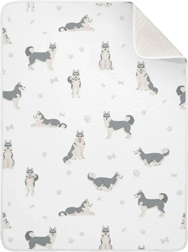 Miniatura 33 de Manta de envoltura para ejercicios de Doberman de algodón para bebés, manta de recepción, manta suave y ligera para envolver para cuna, cochecito