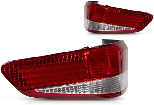 Miniatura 4 de KarParts360: Para 2003 2004 Honda Accord Conjunto de luces traseras par lado conductor y pasajero w/bombillas para HO2800148 HO2801148
