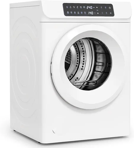 Miniatura 9 de Zynkez Secadora de ropa portátil de 2.5 pies cúbicos, secadora eléctrica compacta de 1400 W con bañera de acero inoxidable, carga frontal, 5 modos