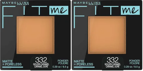 Miniatura 9 de Maybelline Fit Me Matte + Poreless - Maquillaje facial prensado en polvo, trufa, 1 unidad (paquete de 2)