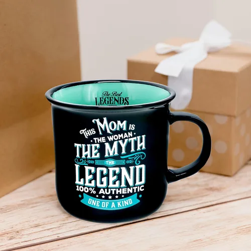 Miniatura 7 de Pavilion Gift Company - Mom The Legend - Taza de cerámica de 13 onzas, taza de café de doble cara, regalo del día de la madre, 1 unidad, paquete