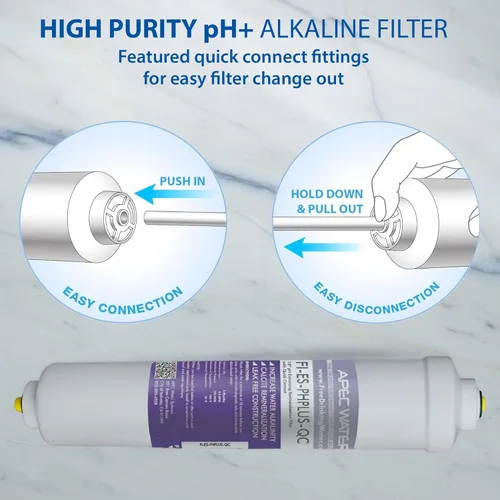 Miniatura 6 de APEC Water Systems FILTER-SET-ESPH Set de Filtro de Repuesto de Alta Capacidad Para Sistema de Filtro de Agua de Ósmosis Inversa Alcalina Serie