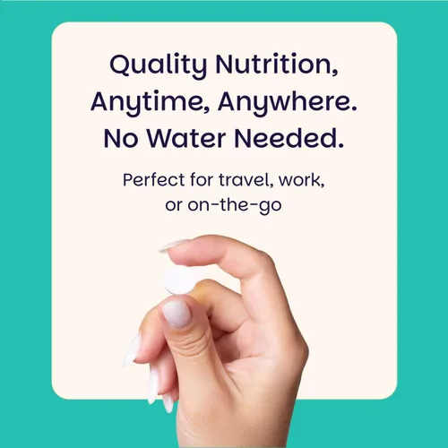Miniatura 8 de EZ Melts D3, 5000 IU, vitaminas solubles, cero azúcar, sabor natural a manzana, libre de GMO, pastillas de disolución rápida, salud ósea e