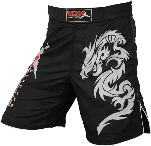 Miniatura 4 de Pantalones cortos de entrenamiento MRX MMA Cage Fighting Grappling Artes marciales Boxeo Muay Thai Short.