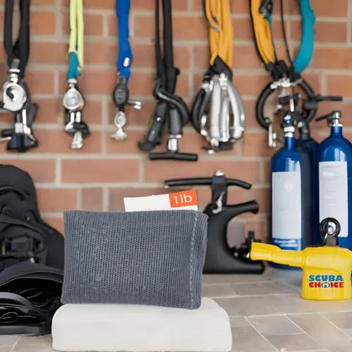 Miniatura 7 de Scuba Choice Pesas de malla suave para control de flotabilidad, duraderas, ajustables y cómodas para bolsillos de cinturón de peso para buceo