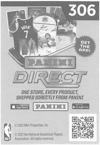Miniatura 3 de 2020-21 Panini Stickers #306 Dorian Finney-Smith Official NBA Basketball Album Sticker Measuring 2.75 inch tall X 2 inches wide in Raw