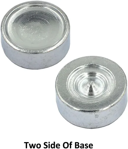 Miniatura 4 de DGOL 10 piezas de cierre de botón a presión de metal Setter Metal Snaps Press Studs Instalar Punch Base Kit de herramientas