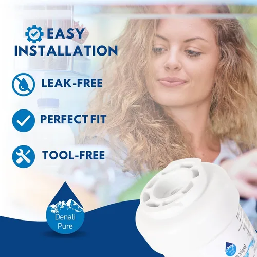 Miniatura 6 de Paquete de 4 filtros de agua de repuesto para refrigerador General Electric GSH25JSRFSS - Compatible con cartucho de filtro de agua de refrigerador