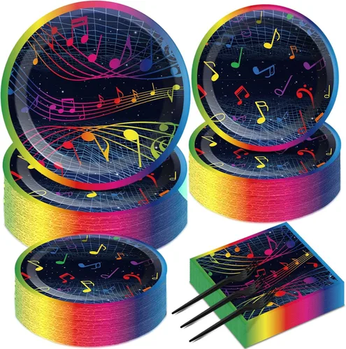 Miniatura 24 de gisgfim Juego de decoración para fiesta de 50 invitados con temática de camión semi, platos y servilletas para fiesta con temática de camión semi