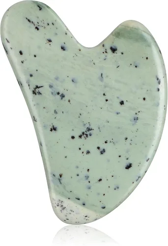 Miniatura 11 de rosenice Gua Sha - Herramientas faciales de guasha negra, piedra de jade Gua Sha para el cuidado de la piel facial, tensiones corporales faciales