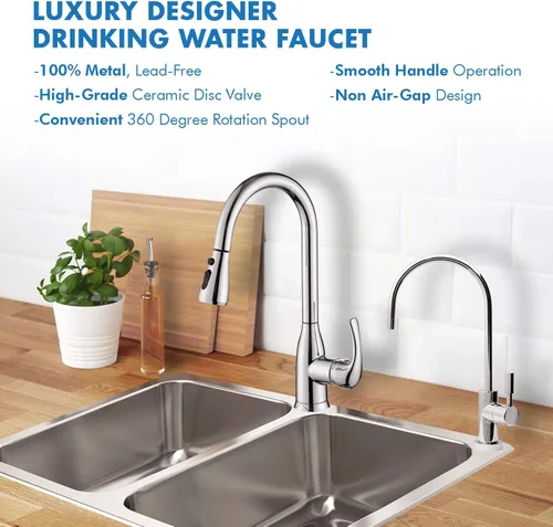 Miniatura 2 de APEC Llave para cocina, de diseño, FAUCET-CD-CP Cromado