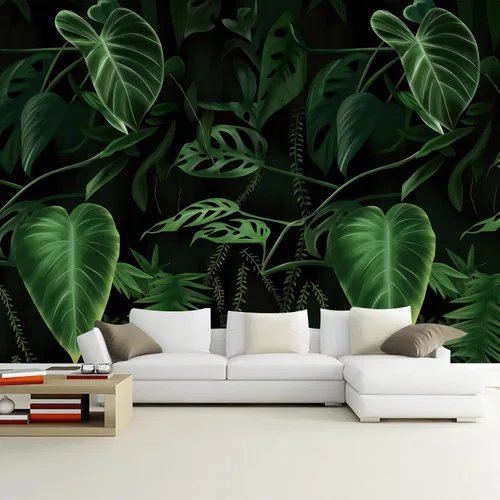 Miniatura 16 de Papel tapiz grande con escenas de playa, murales de pared con ondas oscuras para baño, sala de estar, dormitorio (no es de pelar y pegar)