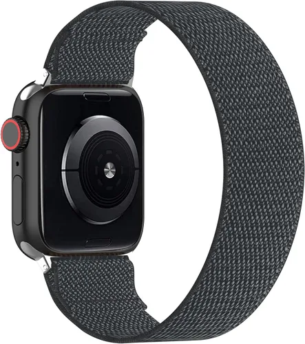 Miniatura 26 de Correas elásticas Solo Loop compatibles con Apple Watch de 38mm 40mm 41mm, trenzadas, de nailon, para mujeres y hombres, para iWatch Series