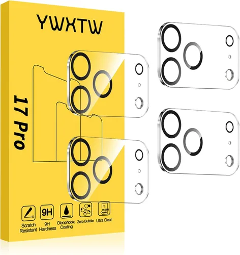 Miniatura 27 de YWXTW Protector de lente de cámara para iPhone 17 Pro, cobertura completa, protector de pantalla de lente de vidrio templado para iPhone 17 Pro