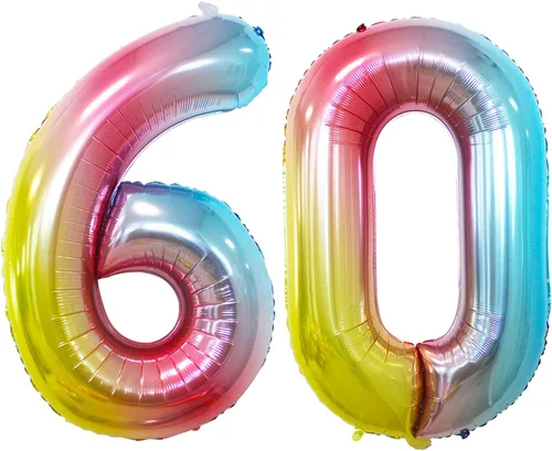 Miniatura 33 de Goer, conjunto de globos de papel aluminio para decoraciones de cumpleaños, globos de las letras de feliz cumpleaños y de números Oro