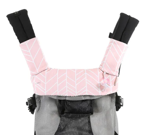Miniatura 4 de Almohadilla de algodón reversible de alta calidad para babear y dentición, se adapta a Ergobaby en cuatro posiciones 360 + la mayoría de portabebés