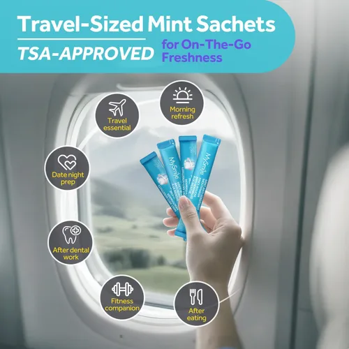 Miniatura 5 de MySmile - Enjuague bucal para dientes sensibles, lavado bucal nano hidroxiapatita, tamaño de viaje, sin flúor ni alcohol, remineralizante para mayor