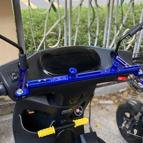 Miniatura 7 de Manillar de motocicleta Barra de equilibrio Palanca de dirección Soporte de navegación para Yamaha MT03 MT-03 MT 03 2015-2020