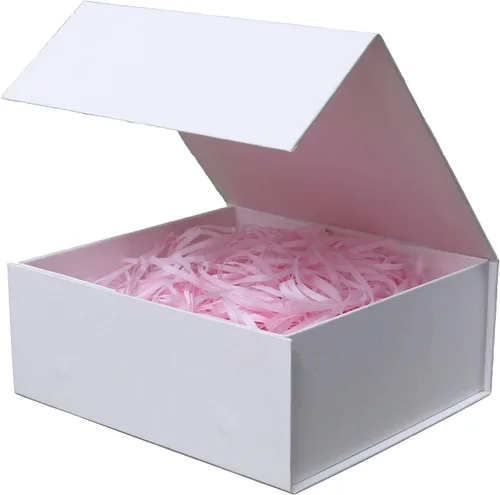 Miniatura 7 de Rsgift Paquete de 5 cajas de regalo blancas, 7.8x7x3.1 Cajas de embalaje de regalo Cajas de regalo para el Día de San Valentín Cajas de regalo