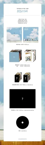 Pentágono Positivo 6º Mini Álbum 84p Folleto+Folleto 52p+Tarjeta de fotos Random1p K-POP sellada