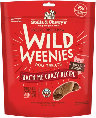 Miniatura 19 de Stella & Chewy's Golosinas para perros Wild Weenies crudas liofilizadas – Golosinas de entrenamiento con alto contenido de proteínas para perros