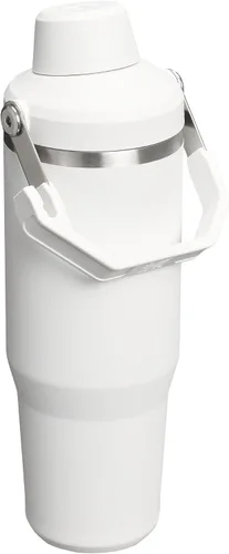 Miniatura 3 de Stanley IceFlow 2.0 - Vaso de flujo rápido con asa, 30 onzas, tapa de boquilla angular con rosca, botella de agua a prueba de fugas, acero Frost