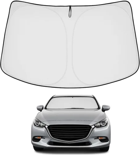 Miniatura 132 de Proadsy Parasol para parabrisas actualizado 2025, ajuste personalizado Dodge RAM 1500 2Dr 2019-2024 2025, 4 capas, plegable, protector de parasol