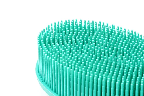 Miniatura 7 de Cepillo sensorial prémium para niños o autismo, limpiador corporal de silicona suave, cepillos de terapia ocupacional 2 en 1, esponja de silicona