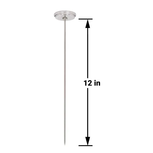 Miniatura 4 de Reotemp K83B1 Termómetro de suelo y compost de 12 pulgadas con guía de compostaje digital, 32-178 Fahrenheit y Celsius