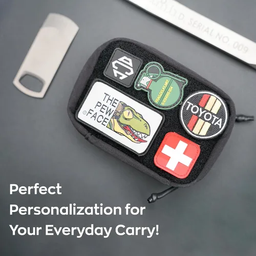 Miniatura 7 de DAILYCARRYCO EDC - Bolsa organizadora de herramientas de transporte diario con múltiples bolsas, equipo esencial EDC Gris