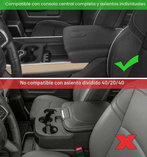 Miniatura 2 de PIMCAR Organizador de Consola Central Mejorado con Forro de Flocado Interior Compatible con Dodge RAM 1500 2500 3500 2019-2025 2026