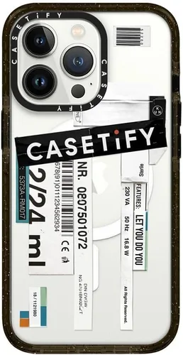 Miniatura 472 de Funda Impact de CASETiFY para iPhone 13 Pro Max con Magsafe - Estuche Claro Cuento de Invierno - Claro Negro Estuche transparente Winter Tale