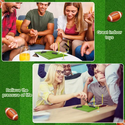 Miniatura 5 de 12 piezas de mini juegos de fútbol de dedo mini juegos deportivos de mesa con pelotas de fútbol de espuma, poste de portería y tarjetas, juguetes