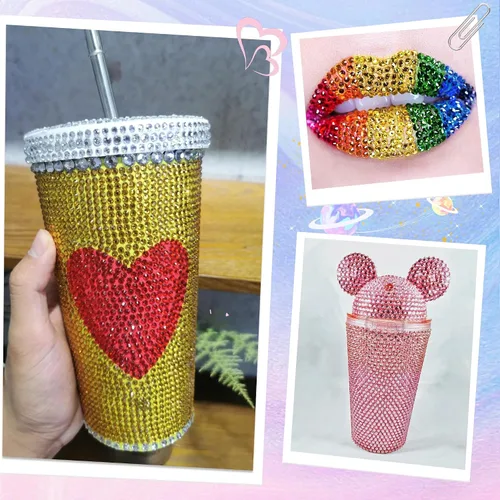 Miniatura 4 de FULZTEY Kit de diamantes de imitación de resina para deslumbrar 24 colores, gemas de uñas de parte trasera plana de 0.118 pulgadas (0.118 in), gema