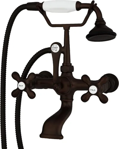 Miniatura 2 de Classic Teléfono Baño Grifo Montado En La Pared - Cromo