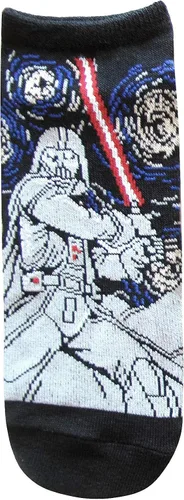 Miniatura 2 de STAR WARS Starry Night Vader Fett Yoda JuniorsWomens 5 Pack Ankle Socks Size 4-10