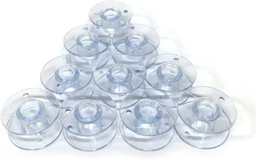 Miniatura 2 de Cutex Número de pieza compatible con 10 bobinas de plástico #085128 para máquina de coser Singer Class15j