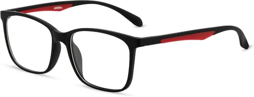 Miniatura 11 de ANRRI Gafas de luz azul para hombres y mujeres, transparentes, bloqueo de luz azul, lentes de computadora antifatiga ocular, marco transparente