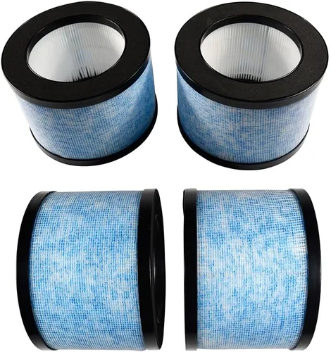Miniatura 8 de HQRP MK06 MK01 Filtro de repuesto True HEPA compatible con purificador de aire AROEVE, Kloudic DH-JH01, ToLife TZ-K1, POMORON MJ001H, Intelabe