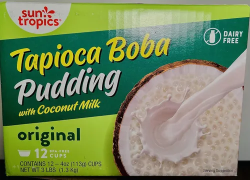 Miniatura 8 de Sun Tropics Pudín de Tapioca, Chocolate Pudines Veganos, Pudines Sin Lácteos Sin Gluten, Sin OGM Copitas de Pudín Listas para Comer 4.0oz