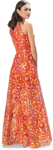 Miniatura 3 de Dress the Population Vestido largo Ariyah ajustado y acampanado para mujer