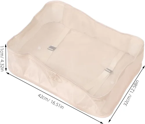 Miniatura 2 de NOLITOY Juego de 7 cubos de equipaje de viaje para equipaje de capacidad, bolsas organizadoras para ropa, zapatos, artículos de tocador, bolsas